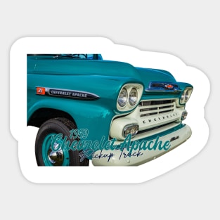 Restored 1959 Chevrolet Apache Pickup Truck Sticker